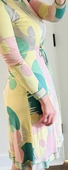 Vintage 60’s retro Averado Bessi dress made by Montaldo’s, 100% silk