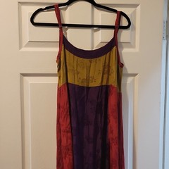Sabrina Shane Co Patchwork Y2k Whimsigoth Dress S