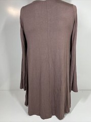 NWT B Sharp Tanboocel Lightweight Brown Causal Fun Dress Flowy Womens SZ XL
