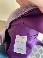 Coldwater Creek Women&rsquo;s 100% cotton lilac dress, mid calf length, full back sz 6