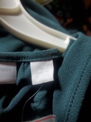 NWT New York & Company Emerald Green Cold Shoulder Long Sleeve Dress Size XL $65