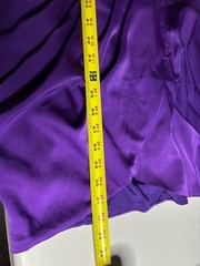 DO+BE Purple Satin Flutter Sleeve Mini Dress Style GY1590