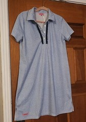 Simply Southern Polo Dress Knee Length XL Coastal Preppy Academic Hipster
