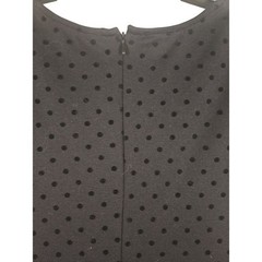 Old Navy Black Polka Dot Short Sleeve Casual Holiday Dress Size Small