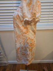 Abercrombie & Fitch Puff Sleeve Linen Blend Dress Women’s Size XS Tropical Boho
