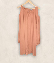 Alice & You UK 24 US 20 Orange Keyhole Cold Shoulder Tunic Mini Dress Asos Plus