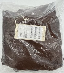 Haight Vestido Pequeño Small Vasado Marrom Brauna Side Slit Brown Long Dress NWT