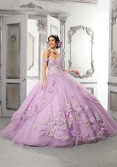 Morilee Madeline Gardner Princess Tulle Orchid Quinceanera Dress Gown 2
