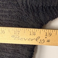 Luukaa Linen Blend Dress Black Asymmetric Lagenlook Textured Artsy Sz 2 S US6