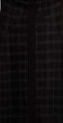 Ruti Black Plaid Dress M/L Draped Cowl Neck Midi Smocked Lagenlook Preppy