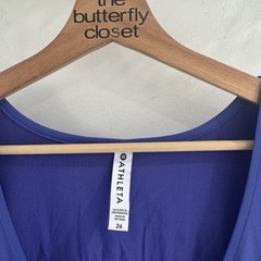 Athleta Plus Size Expedition Blue Athletic Dress Size 26 Z9037 built in shorts