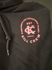 Kill Crew Hoodie / L / Sweat shirt / Fighters Club Everyones got something to