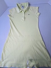 Lacoste Mint Lime Green Polo SS Dress Wms 4 UK 36