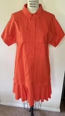 Hunter Bell Addison Shirt Dress Cherry Size M New Cotton
