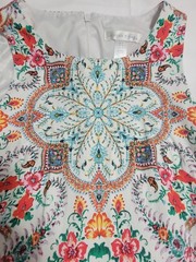 London Times Womens 2 Floral Medallion Print Shift Dress Lightweight Summer Boho