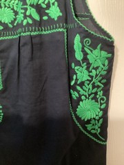 XL Tory Burch Dress Embroidered Chambray Amira $250 NWT