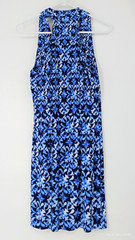 Tommy Bahama Sandy Floral Fresco Halter Dress UPF 30 Build in Bra Size Small