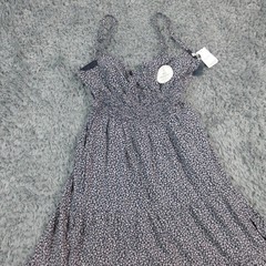 Hollister Dress Womens Small Petite Floral Maxi Sundress Pockets Smocked NWT