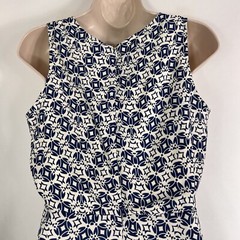 Alya Dress Women&rsquo;s Large Sleeveless A-Line Above Knee Lightweight Lined Chiffon