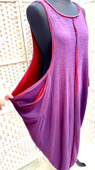 ALAMBIKA LONG COLOURFUL DRESS TOP SIZE – S – M – MADE IN ISRAEL.
