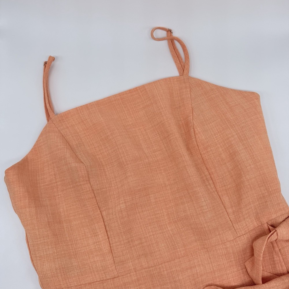 Altar&rsquo;d State Orange Spaghetti Strap Mini Sundress Dress S