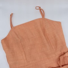 Altar&rsquo;d State Orange Spaghetti Strap Mini Sundress Dress S