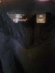 Mile Gabrielle Stretchable Dress Black Size 2X NWOT
