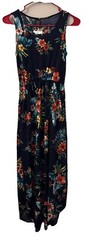 Woman’s Lildy rounded him floral maxi dress size small medium (13)