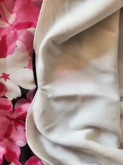 Rickis White Black And Pink Floral Summer Dress Size 16 GUC