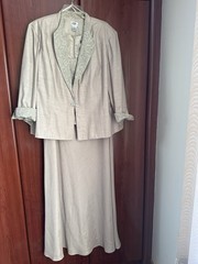 J.B.S. LTD Women&rsquo;s Gingham Dress Size 26W with Jacket Size 24W 2 Piece