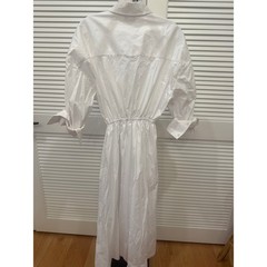 STAUD Lisa Front Cutout Dress White Brand New