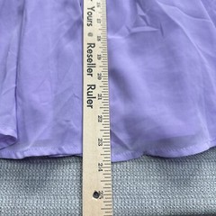 Lilac Babydoll Mini Dress 6 Fairycore Y2K Sweetheart Tie Straps Flowy Purple