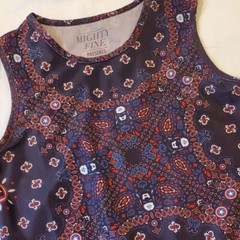 Mighty Fine Marvel Comics Captain America Sleeveless Skater Dress Size Small