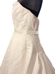 NWT JASMINE Candlelight Strapless Chapel Train Bridal Gown