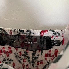 Picnic Dress Code Mode Cherry Print Tie Strap Midi Cottagecore Cotton Size XS