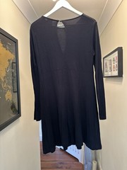 ASOS Women’s Long Sleeved Black Swing Stretch Dress UK 8 (Fits 8-10) Worn Once