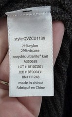Barefoot Dreams CozyChic Ultra Lite Knit Scoop Neck Midi Dress Size 1X Gray