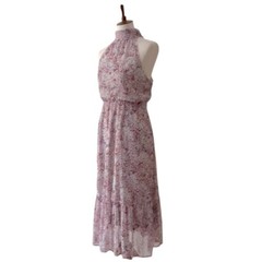 Banana Republic Large Dress Midi Semi formal Fairy Boho Wedding Guest Cruise