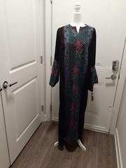new with tag middle eastern Style(Galabia) dress Black For Women