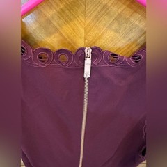 Ted Baker Verita Dress Deep Burgundy Color Sz 3 US 8 Great Condition