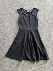 French Atmosphere Black Skater Dress Ladies Size Medium