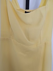 NWT Lulus Summer Invite Yellow Tie Strap Tiered Midi Dress Women&rsquo;s Small sundres