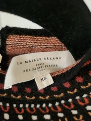 Sezane Sweater Dress La Maille Viscose Polyester Size XS Good