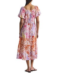 Derek Lam 10 Crosby Laine Floral Printed Linen-Blend Maxi Dress Women&rsquo;s