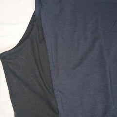Athleta Navy Blue Black Colorblock Maxi Dress Cut Out Pockets Size L