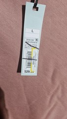 Target Prologue Midi Dress Womens Large Pink Long Sleeve Mauve Pink Boat Neck
