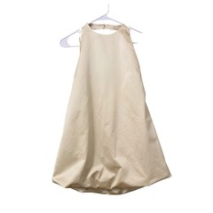 Zara Satin Bubble Hem Mini Dress Medium Halter Backless Balloon Hem Glam Party