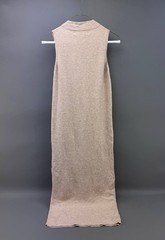 MNG Mango Womens Beige Side Slit Sleeveless Dress Size 2