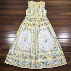 Antonio Melani X Style By Simkins Size 14 Yellow Floral Hannah Maxi Dress