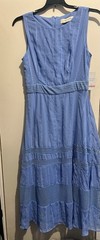 Taylor Women&rsquo;s Purple/Blue Sleeveless Dress Full Lined Size10 NWT